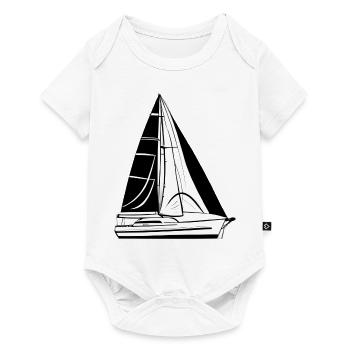 Segeln Segelsport Segelschiff Segler Segelboot - Baby Premium Kurzarmbody - Weiß - Vorne