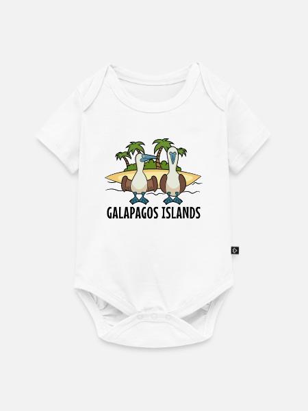 Galapagos Islands - Baby Premium Kurzarmbody - Weiß