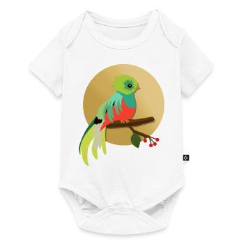 Guatemala drapeau guatémaltèque ADN I cadeau - Body à manches courtes Premium Bébé - blanc - Devant