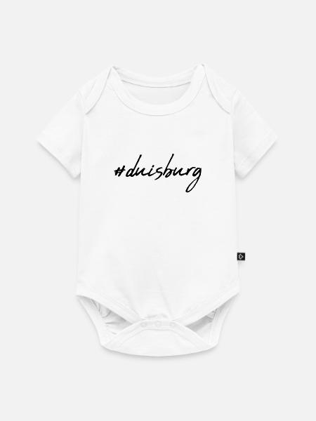 Duisburg - Baby Premium Kurzarmbody - Weiß