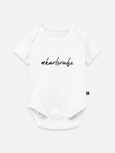 Karlsruhe - Baby Premium Kurzarmbody - Weiß