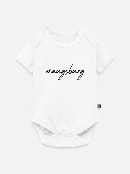 Augsburg - Baby Premium Kurzarmbody - Weiß