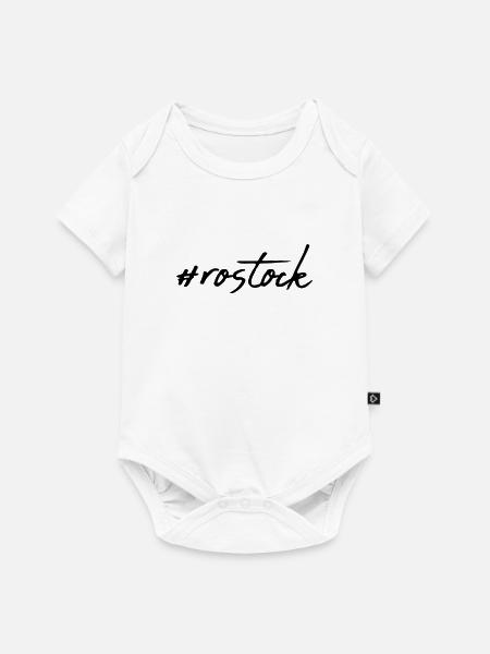 Rostock - Baby Premium Kurzarmbody - Weiß