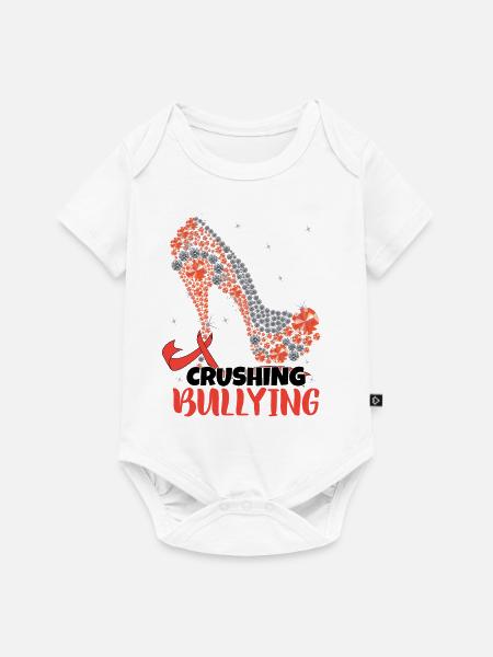 Anti-Mobbing-Monat - Baby Premium Kurzarmbody - Weiß