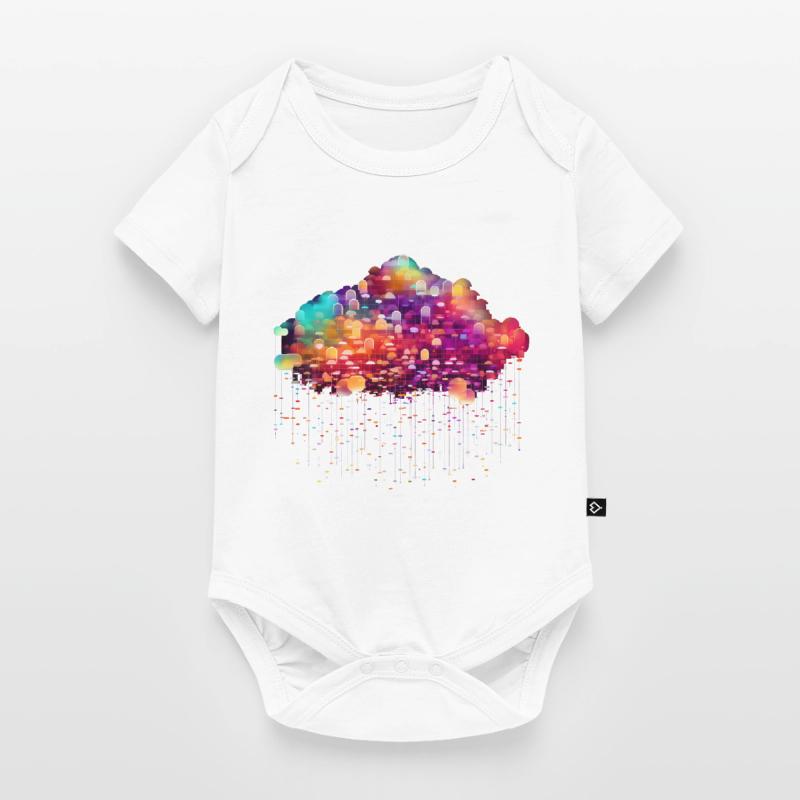 Cloud Computing Cyberpunk Developer IT Computer Baby Premium short-sleeve bodysuit
