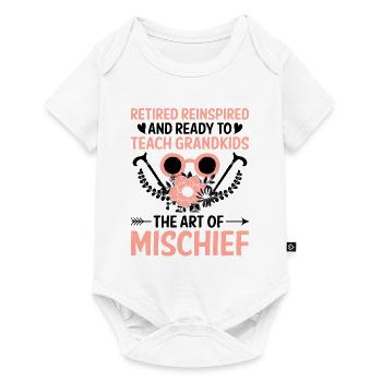 Retired Grandma Pensioner Pension Teacher Teach Re - Baby Premium short-sleeve bodysuit - white - Front