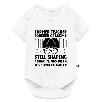 Retired Grandma Pensioner Pension Teacher Teach Re - Baby Premium short-sleeve bodysuit - white - Front