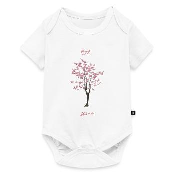 SAKURA TREE. Grow up and flourish. - Baby Premium short-sleeve bodysuit - white - Front