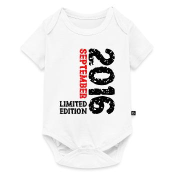 2016 September Limited Edition 7th Birthday Decoration - Baby Premium short-sleeve bodysuit - white - Front