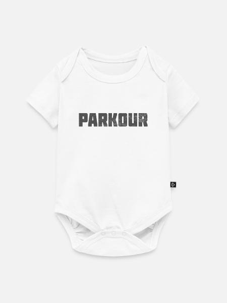 Parkour - Baby Premium Kurzarmbody - Weiß