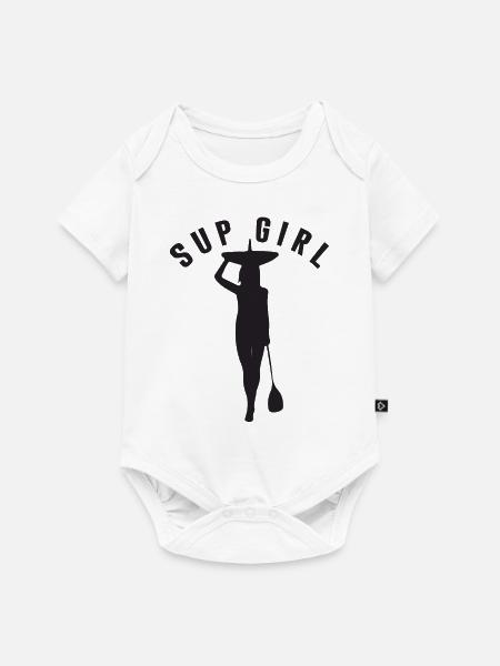 SUP - Baby Premium Kurzarmbody - Weiß
