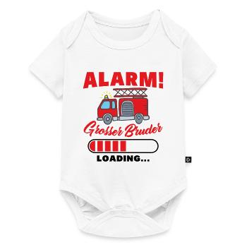 Ich Werde Großer Bruder Fuchs Brüder Geschenk - Baby Premium Kurzarmbody - Weiß - Vorne