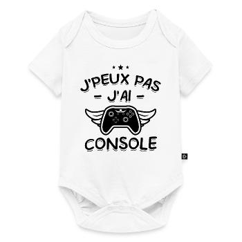 J'Peux Pas ! J'Ai Console - Body à manches courtes Premium Bébé - blanc - Devant