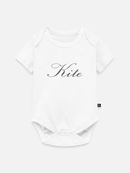 kite - Baby Premium Kurzarmbody - Weiß