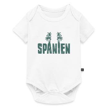 Spanien Urlaub - Baby Premium Kurzarmbody - Weiß - Vorne