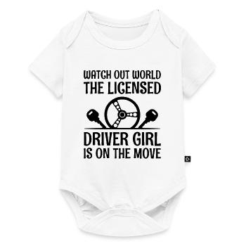 Driving License Passed New Driver Permit Driving S - Baby Premium short-sleeve bodysuit - white - Front