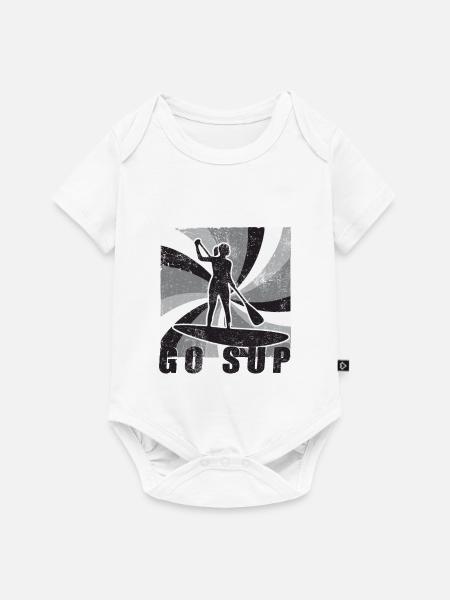 SUP - Baby Premium Kurzarmbody - Weiß