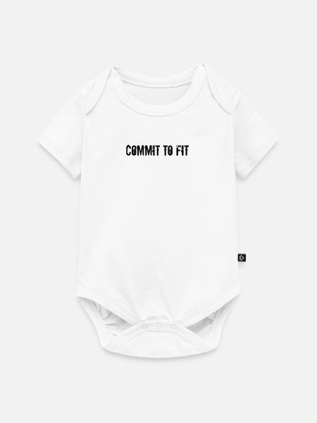 Fitness - Commit to fit - Baby Premium Kurzarmbody - Weiß