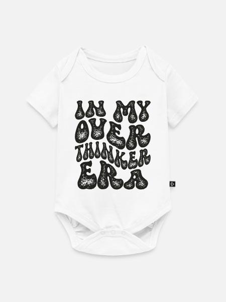 In My Overthinker Era Overthink - Baby Premium Kurzarmbody - Weiß