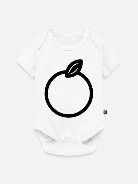 Zitrone - Baby Premium Kurzarmbody - Weiß