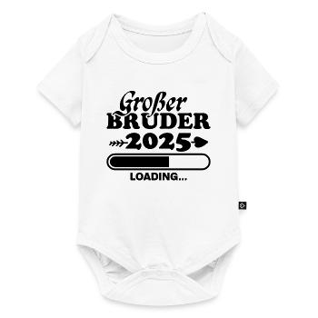 Großer Bruder 2025 - Baby Premium Kurzarmbody - Weiß - Vorne