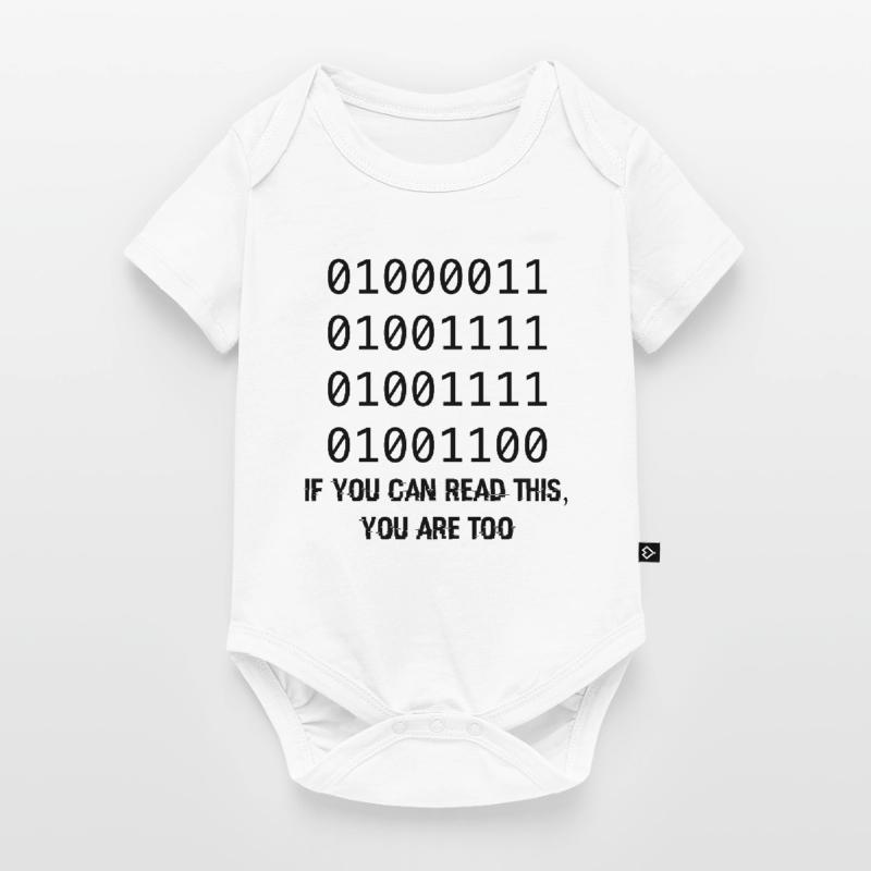 Computer Binary Code Developers Gift Baby Premium short-sleeve bodysuit