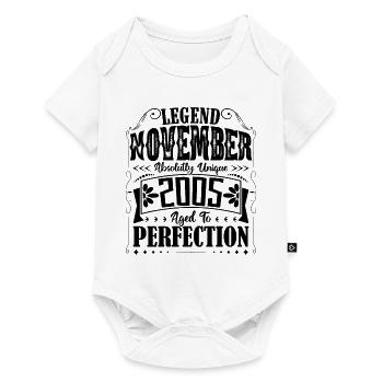 November 2005. November 2005 Birthday Gift - Baby Premium short-sleeve bodysuit - white - Front