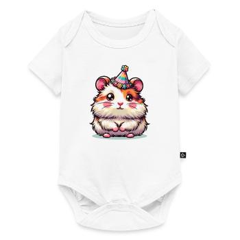 Hamsters pour l’anniversaire des enfants un cadeau - Body à manches courtes Premium Bébé - blanc - Devant