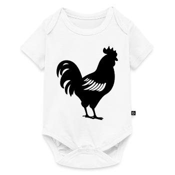 Poule - Body à manches courtes Premium Bébé - blanc - Devant