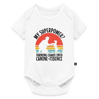 Dresseur de chiens Dressage de chiens Dressage de chiens Soins aux animaux de compagnie Pr - Body à manches courtes Premium Bébé - blanc - Devant