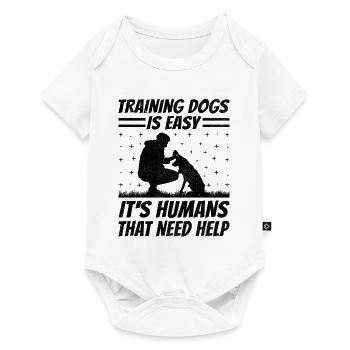 Dog Trainer Dog Training Training Dogs Pet Care Pr - Baby Premium short-sleeve bodysuit - white - Front