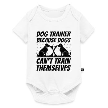 Dresseur de chiens Dressage de chiens Dressage de chiens Soins aux animaux de compagnie Pr - Body à manches courtes Premium Bébé - blanc - Devant