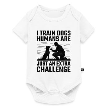 Dog Trainer Dog Training Training Dogs Pet Care Pr - Baby Premium short-sleeve bodysuit - white - Front