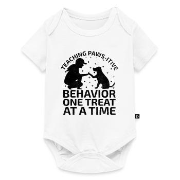 Dresseur de chiens Dressage de chiens Dressage de chiens Soins aux animaux de compagnie Pr - Body à manches courtes Premium Bébé - blanc - Devant