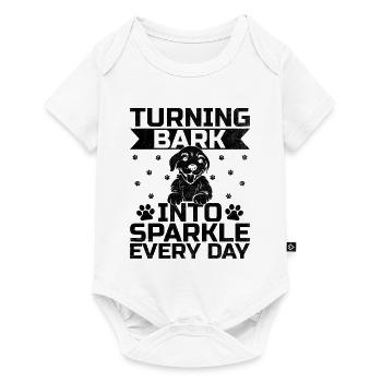 Dresseur de chiens Dressage de chiens Dressage de chiens Soins aux animaux de compagnie Pr - Body à manches courtes Premium Bébé - blanc - Devant