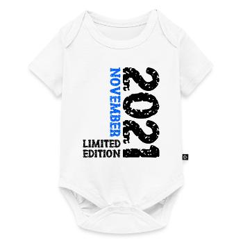 2021 November Limited Edition 2nd Birthday Decoration - Baby Premium short-sleeve bodysuit - white - Front