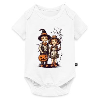 Vintage Halloween Kids Trick or Treat Fest - Baby Premium short-sleeve bodysuit - white - Front