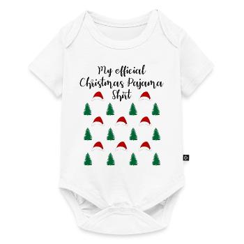 Forest Christmas with Hats Official Sleep Shirt - Baby Premium short-sleeve bodysuit - white - Front