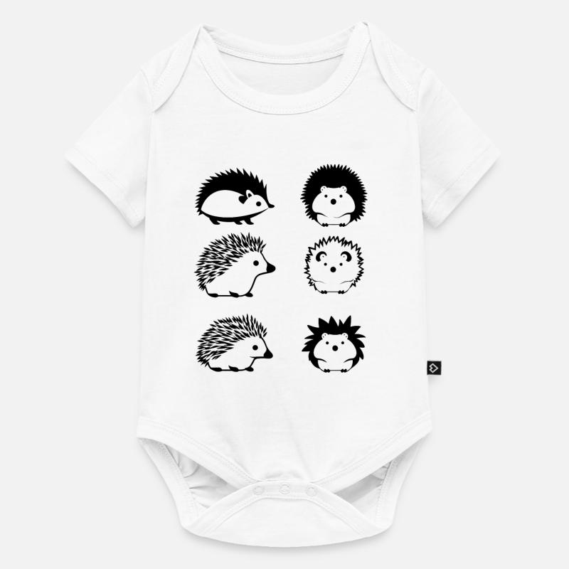 Hérisson - Body à manches courtes Premium Bébé - blanc