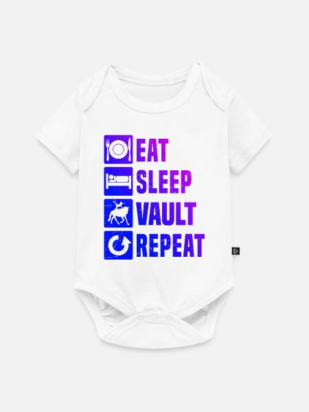 Körperbeherrschung Sportliche Disziplin - Baby Premium Kurzarmbody - Weiß