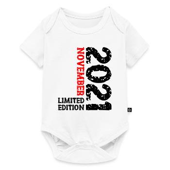 2021 November Limited Edition 2nd Birthday Decoration - Baby Premium short-sleeve bodysuit - white - Front