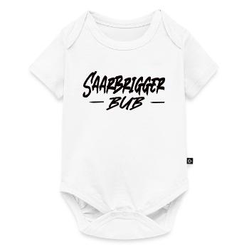 Saarbrigger Bub Saarland Saarländisch Dialekt Saar - Baby Premium Kurzarmbody - Weiß - Vorne
