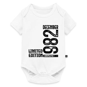 Geburtstagsgeschenk Dezember 1982. Dezember 1982. - Baby Premium Kurzarmbody - Weiß - Vorne
