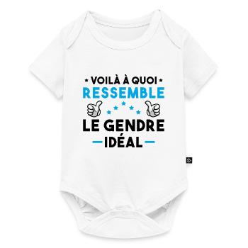 Voilà à quoi ressemble le gendre idéal - Body à manches courtes Premium Bébé - blanc - Devant