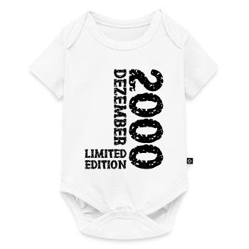 2000 décembre édition limitée 23e anniversaire décoration - Body à manches courtes Premium Bébé - blanc - Devant