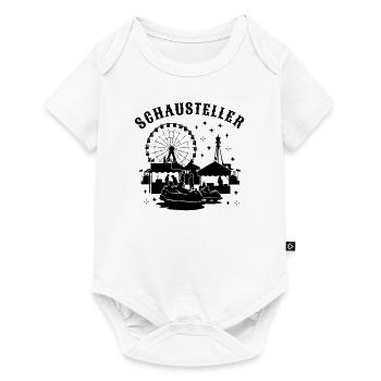 Schausteller Jahrmarkt Volksfest Rummelplatz - Baby Premium Kurzarmbody - Weiß - Vorne
