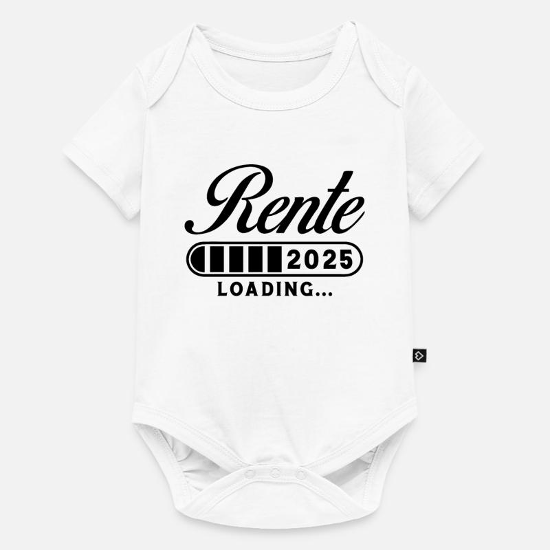 Rente 2025 Loading - Baby Premium Kurzarmbody - Weiß