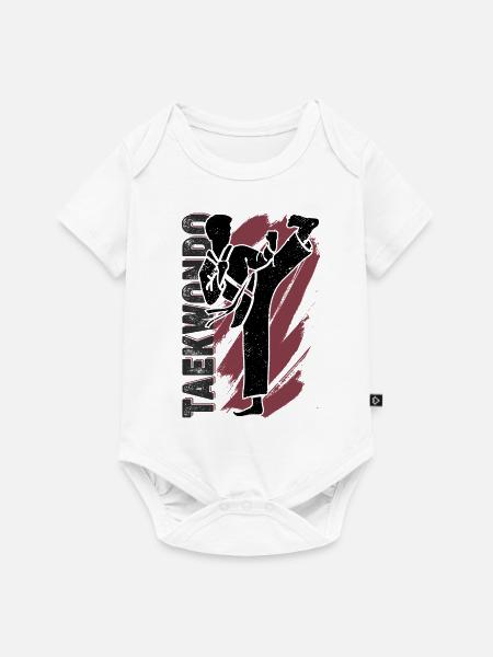 Taekwondo - Baby Premium Kurzarmbody - Weiß
