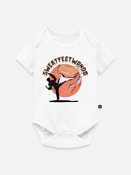 Sweatfeetwondo - Baby Premium Kurzarmbody - Weiß