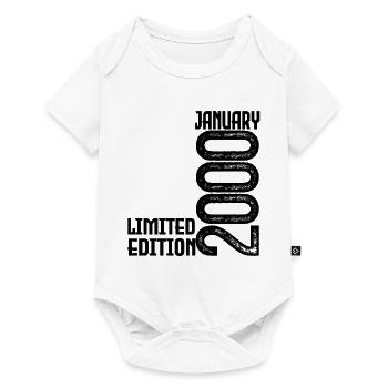 January 2000 Birthday Gift. January 2000. - Baby Premium short-sleeve bodysuit - white - Front